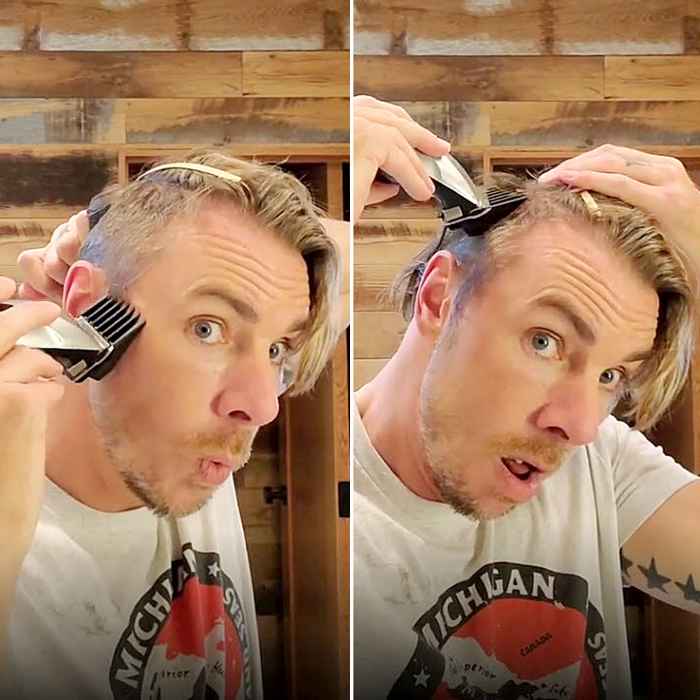 Twinning Dax Shepard Shaves His Hair Match His Daughter