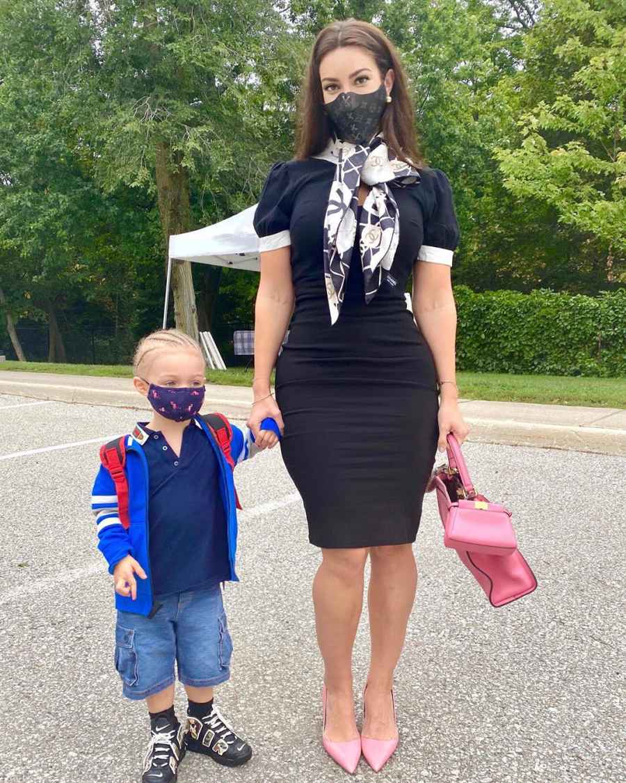 Sophie Brussaux Drake Shares 2-Year-Old Son Adonis Back-to-School