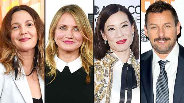 Drew Barrymore Reunites With Charlies Angels Adam Sandler Talk Show Cameron Diaz Lucy Liu