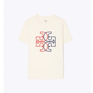 Embroidered Color-Block Logo T-Shirtpsd