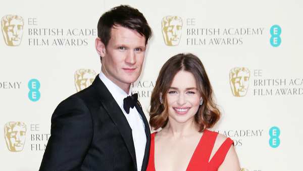 Matt Smith and Emilia Clarke at the British Academy Film Awards Emilia Clarke Enjoys Night Out in London With The Crown Matt Smith