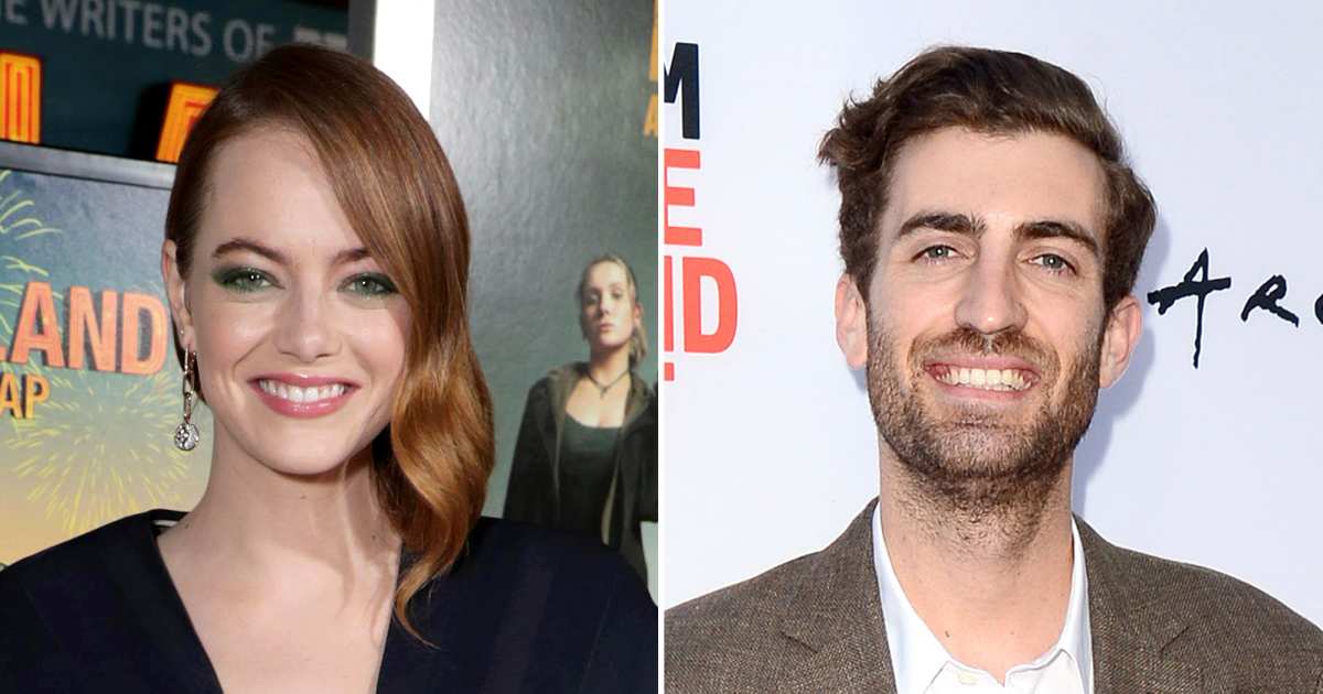 Pregnant Emma Stone Wore a Chic Black Jacket and Dress - See Photo