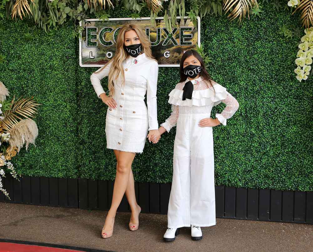 Farrah Abraham Daughter Sophia Wore Matching Face Masks LA