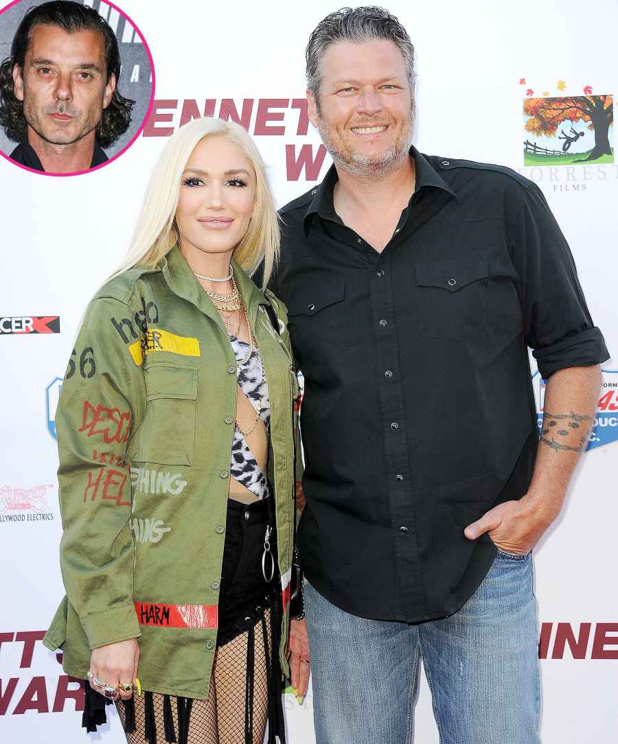 Gwen Stefani Photoshops Blake Shelton Face Over Pic With Gavin Rossdale