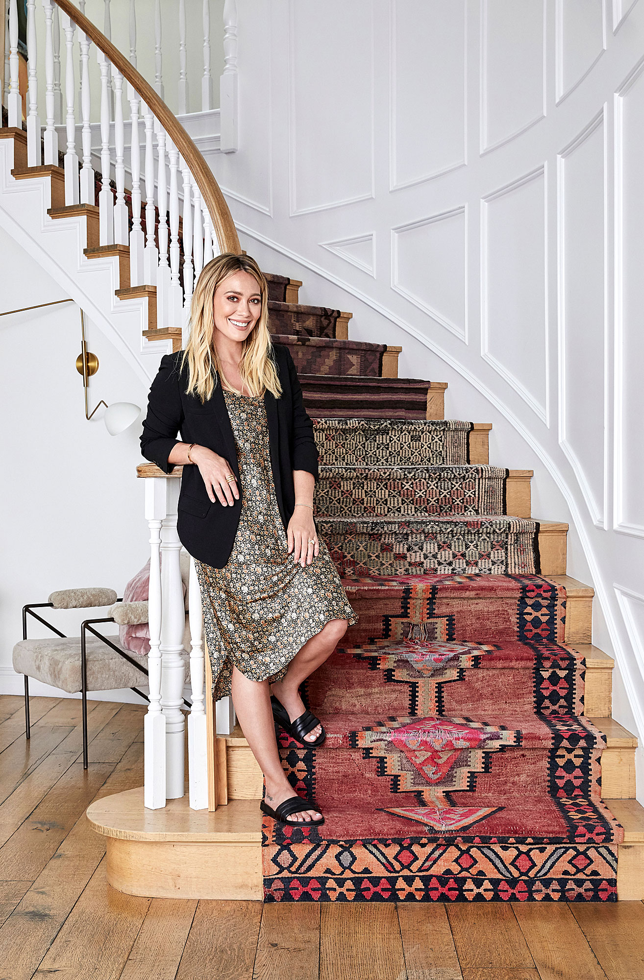 Hilary Duff Shows Off Stylish Kid Approved Beverly Hills Home