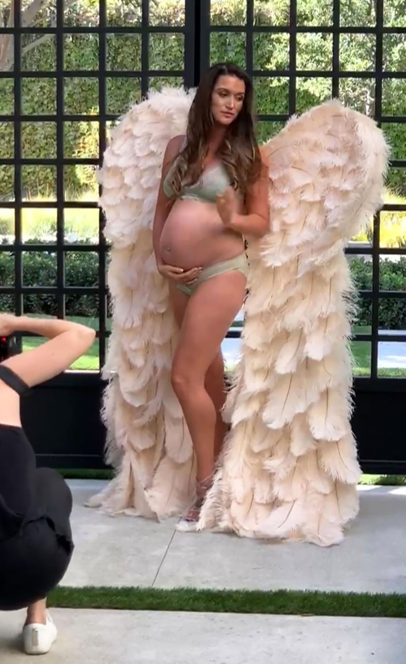 Angel Mom! Pregnant Jade Roper Shows Bare Baby Bump in Maternity Shoot
