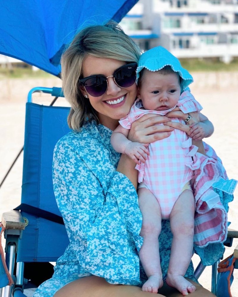 Jenna Cooper and daughter