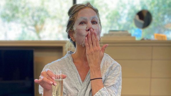 Jennifer Aniston Prepares for the 2020 Emmys in Pajamas and a Face Mask Instagram Emmys 2020