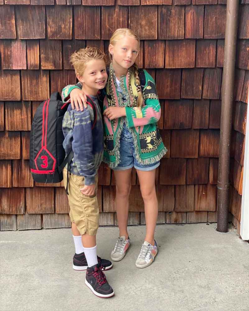 Jessica Simpson Maxwell and Ace Johnson Busted Lip First Day of School