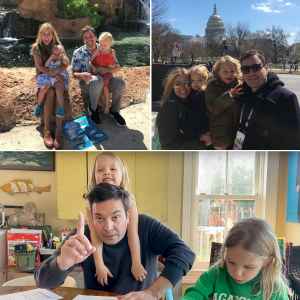 Jimmy Fallon Best Moments With Nancy Juvonen and 2 Kids