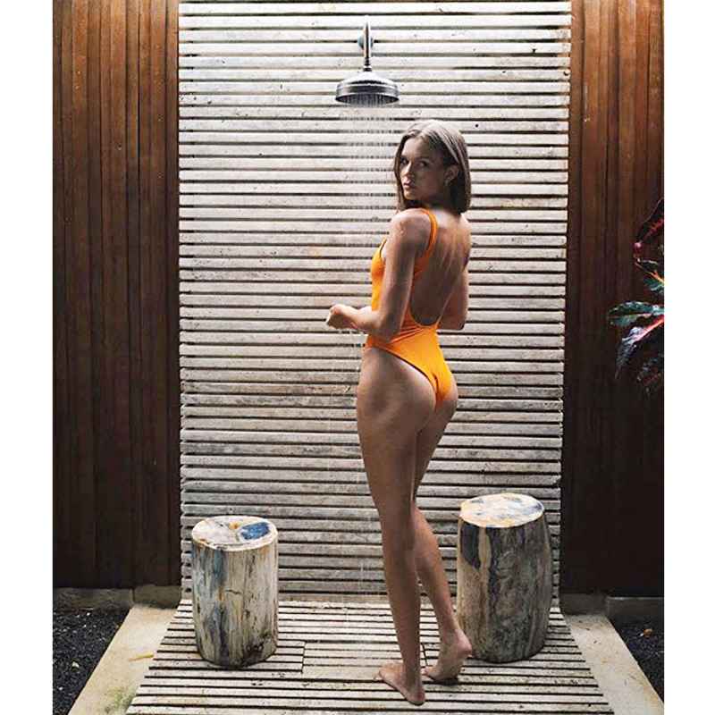 Josephine Skriver One-Piece Swimsuit Is Sexier Than Bikini