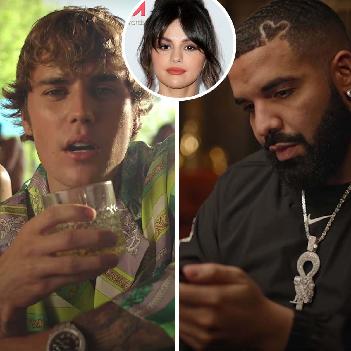 Bieber Porn Ana - Justin Bieber Raps Selena Gomez's Name in Drake's 'Popstar' Video