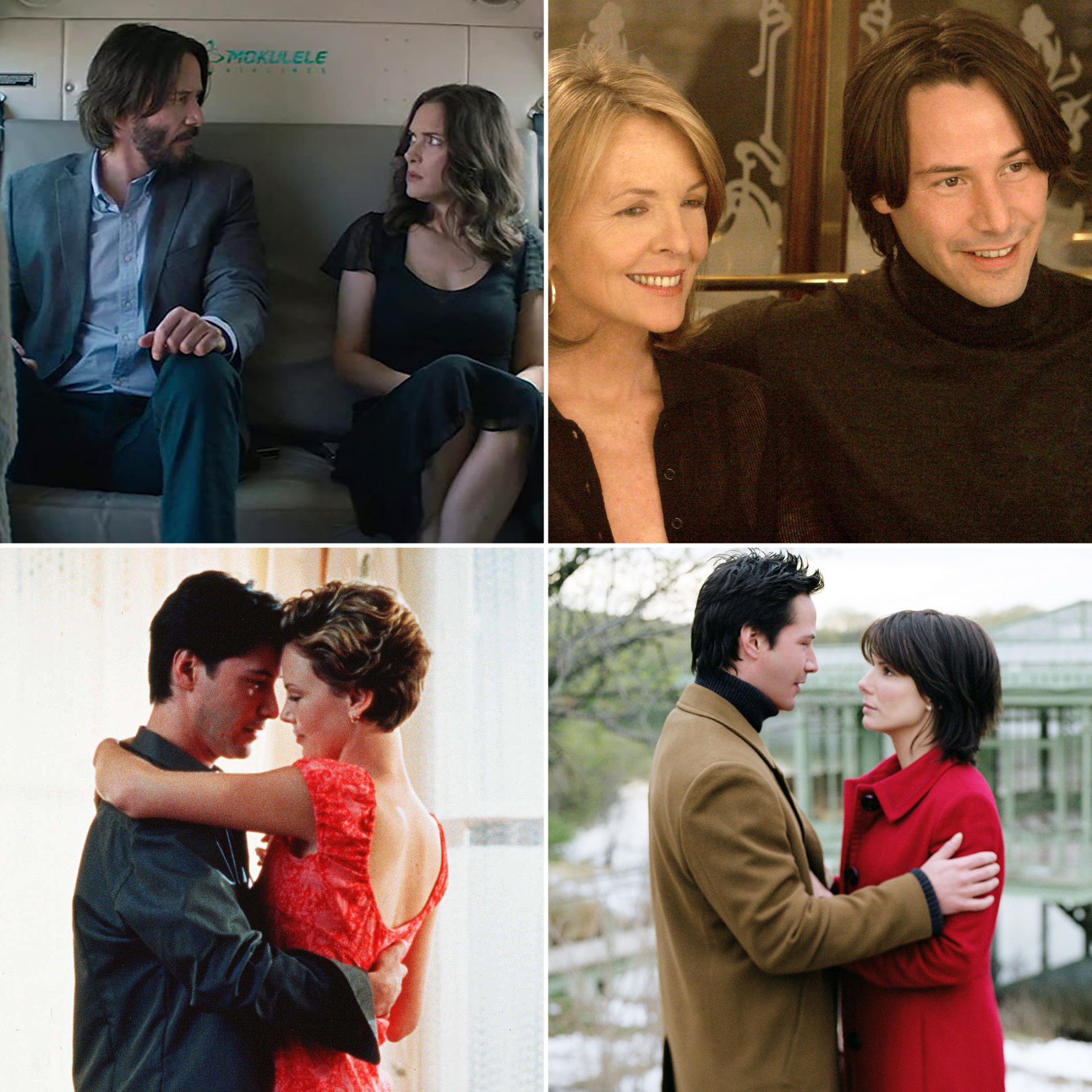 Keanu Reeves' Best Onscreen Romances Through the Years