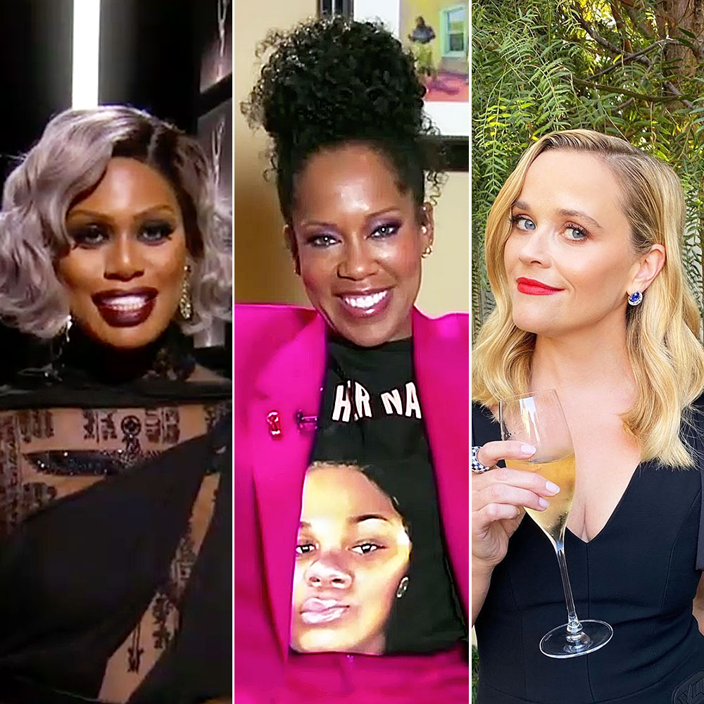 Laverne Cox Regina King and Reese Witherspoon Emmys 2020 Best Beauty