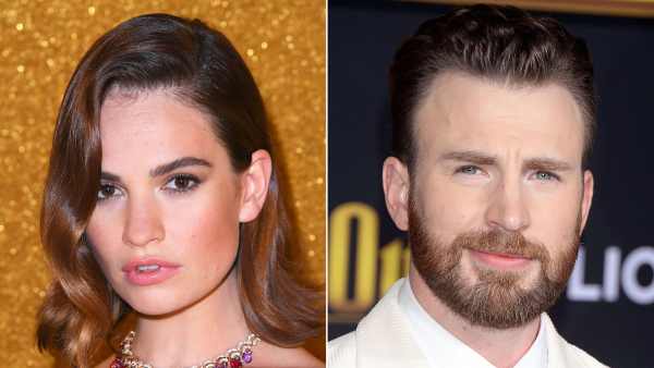 Lily James Refuses to Reveal Whether She’s Dating Chris Evans Amid Rumors