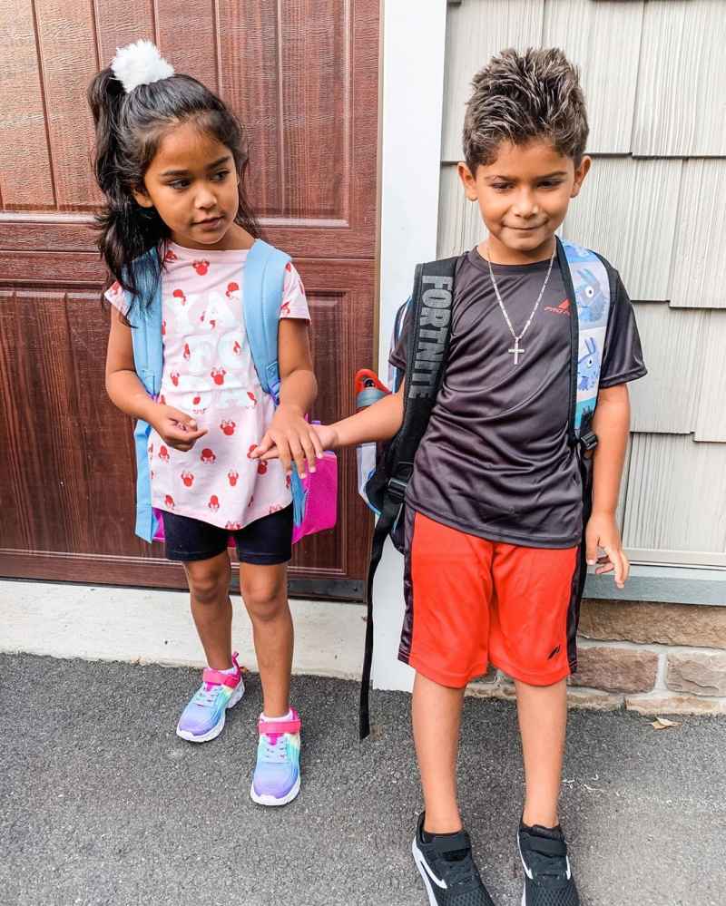 Lorenzo and Giovanna LaValle back to school pics