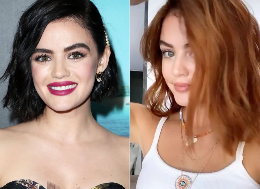 Lucy Hale Debuts Red Strands and We're Obsessed