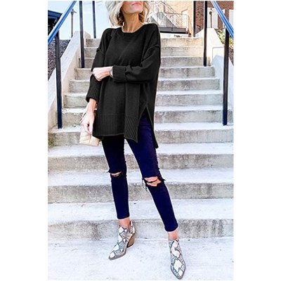 MEROKEETY Oversized Sweater Is Perfect for Pairing With Leggings | Us ...