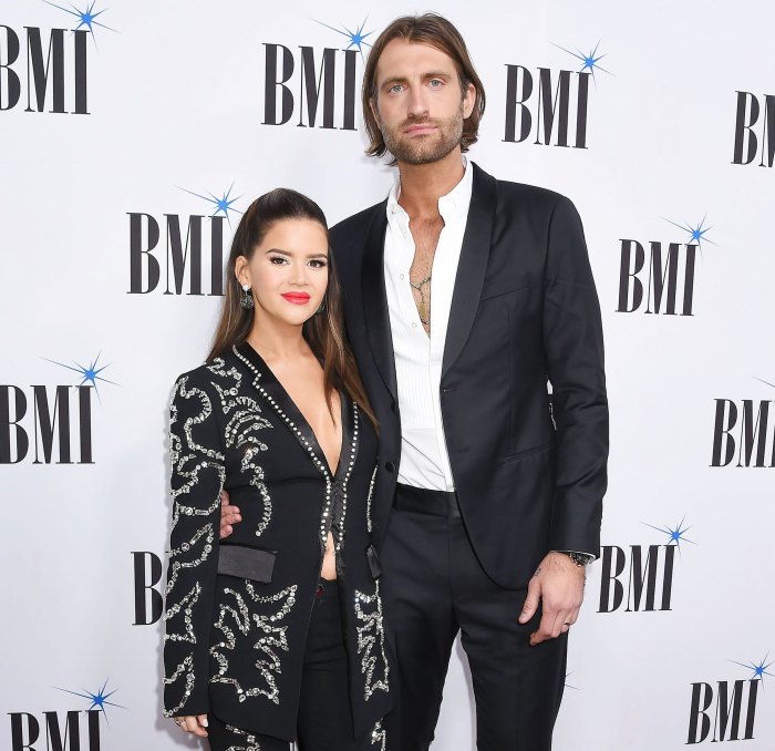 Maren Morris and Ryan Hurd attend the 67th Annual BMI Country Awards Maren Morris Reflects on Postpartum Depression Battle 5 Months After Son Birth