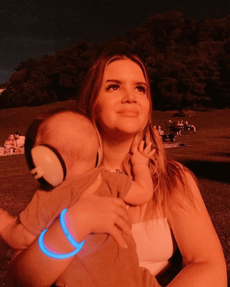 Maren Morris Son Hayes Sees Fireworks For the First Time