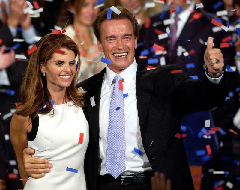 Maria Shriver and Arnold Schwarzenegger Celebrities With Ties to the Kennedys