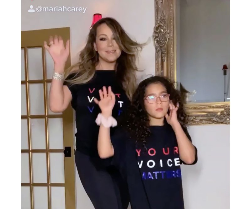 Mariah Carey and Monroe Cannon Mother-Daughter Twinning