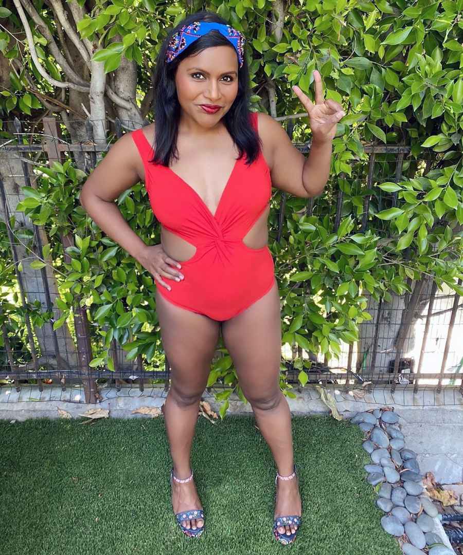 Mindy Kaling Celebrates the End of Summer With Swimsuit Shoot — See All the Pics