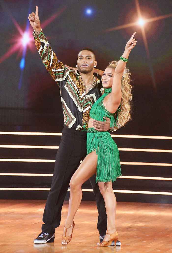 Nelly and Daniella Karagach Dancing With the Stars Nelly and Johnny Weir Call Out Harsh Judging