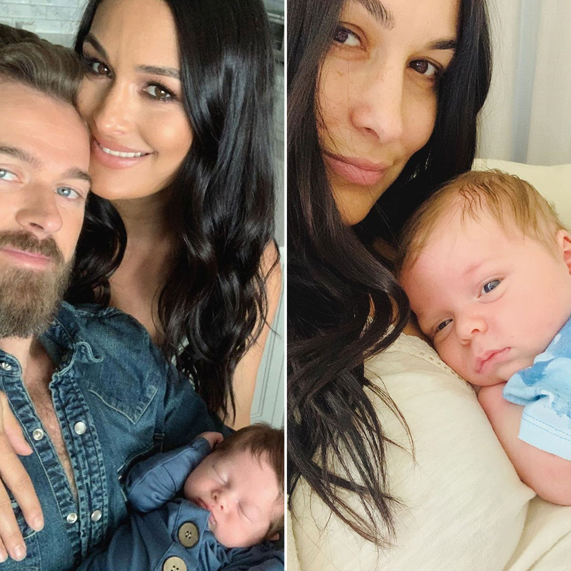 Nikki Bella's Son Matteo's Hair Is Flowing In Sweet New Pic