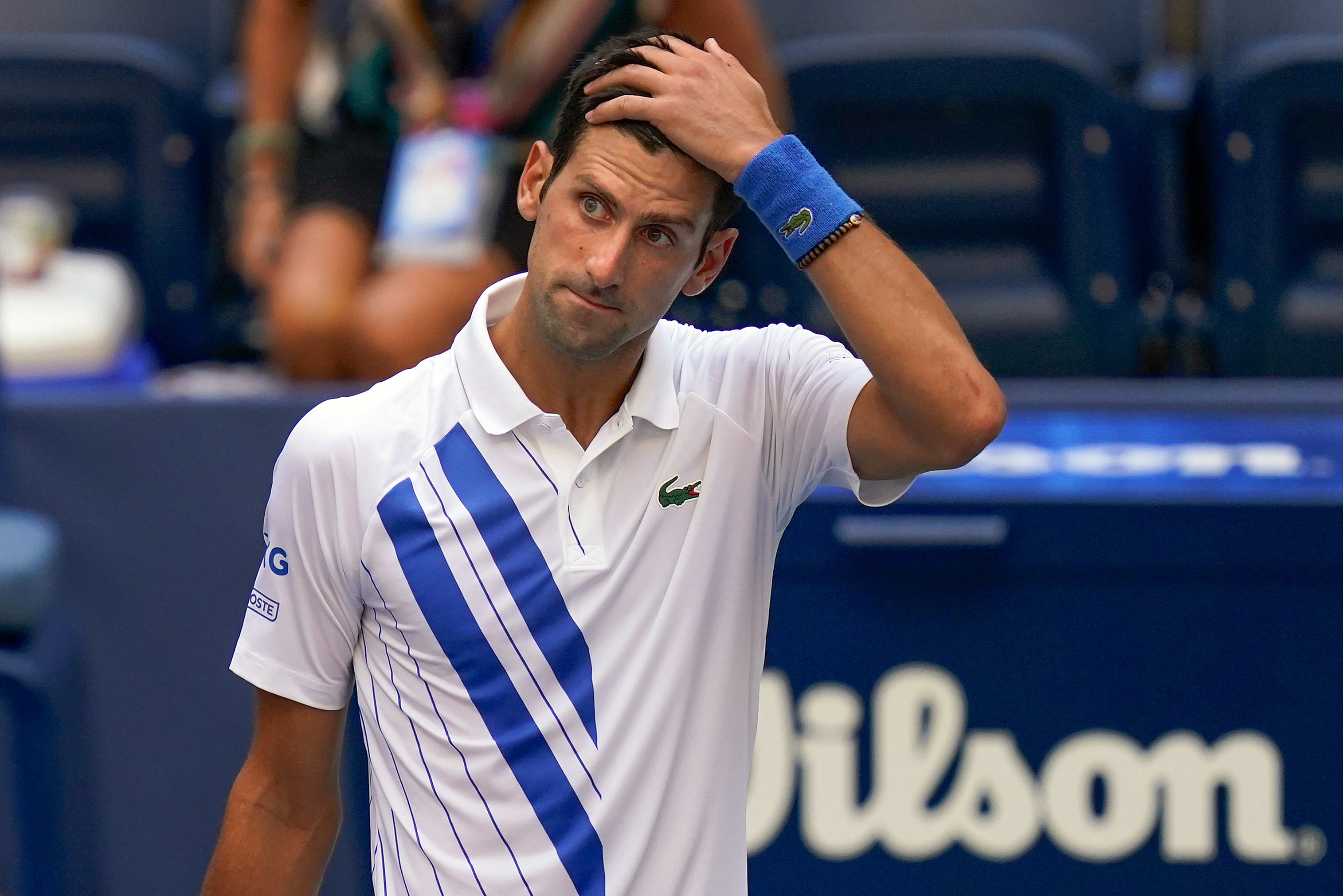 Novak Djokovic Disqualified From U S Open After Lineswoman Hit With  