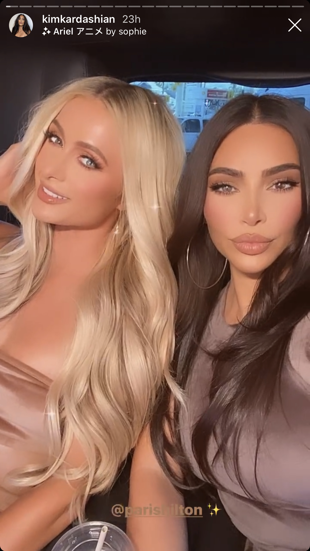 Kim Kardashian and Paris Hilton are Together Again - Celebrity Instagram  Skims 2000s