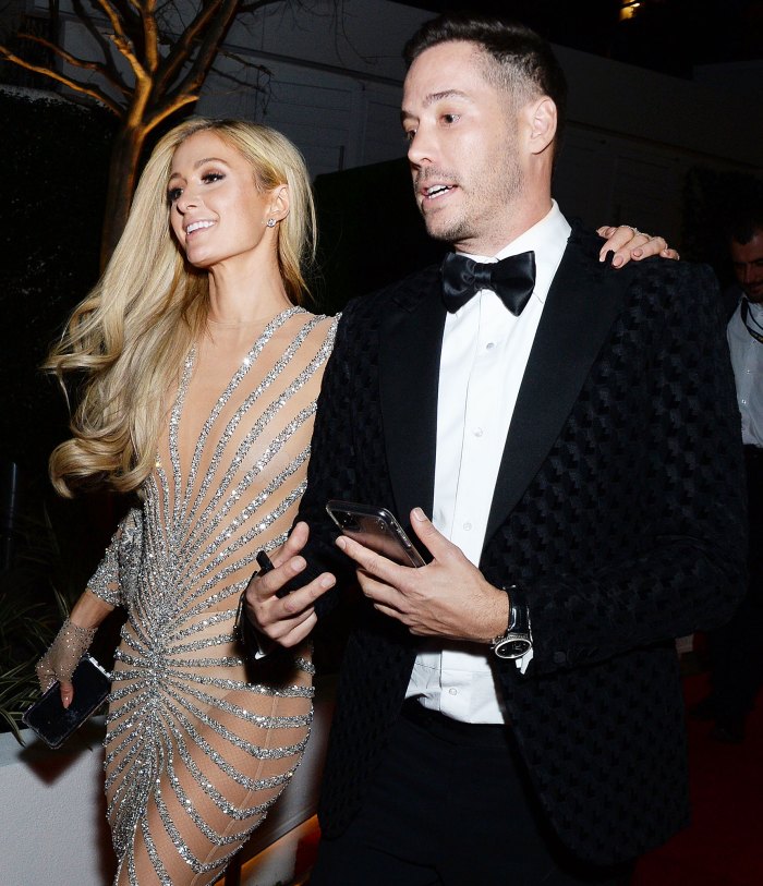 Paris Hilton and Carter Ream Reveal Paris Hilton's Names at the Golden Globe Awards, They Have Already Selected for Future Boy Girl Twins