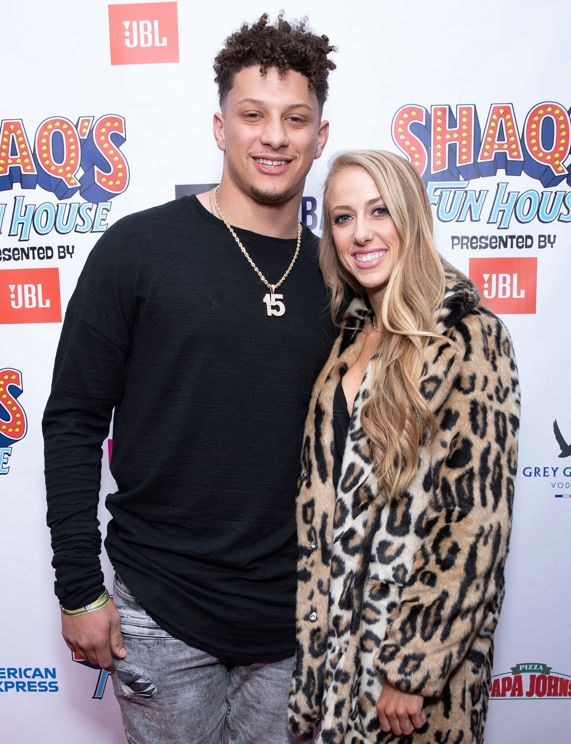 Patrick and Brittany Mahomes Bring Sequins & Plaid to Ring