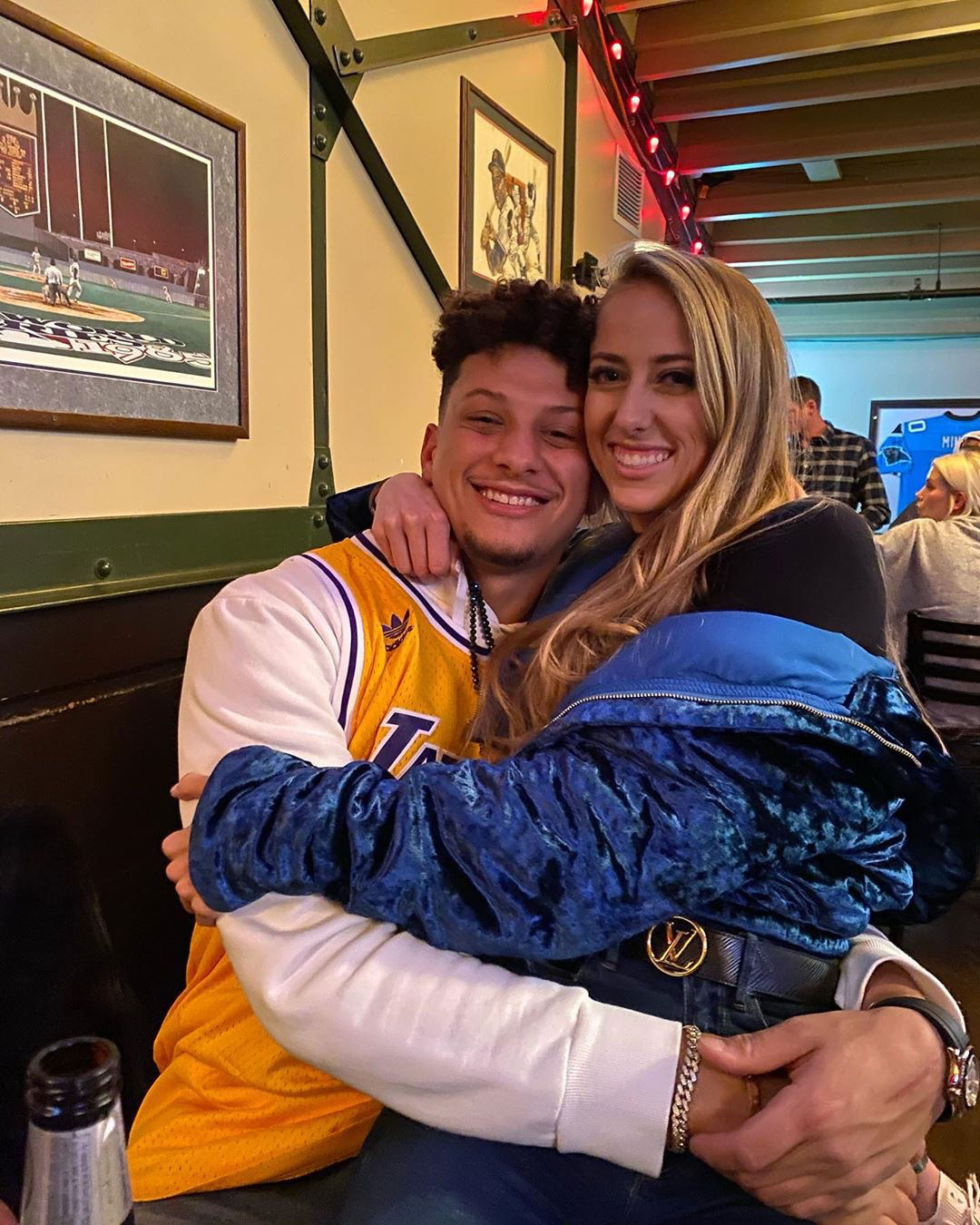 Patrick Mahomes, fiancee Brittany Matthews are waiting to release