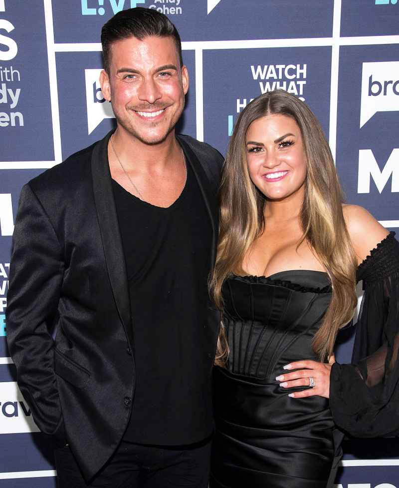 Jax Taylor and Brittany Cartwright at Watch What Happens Live Pregnant Brittany Cartwright and Jax Taylor Quotes About Starting a Family