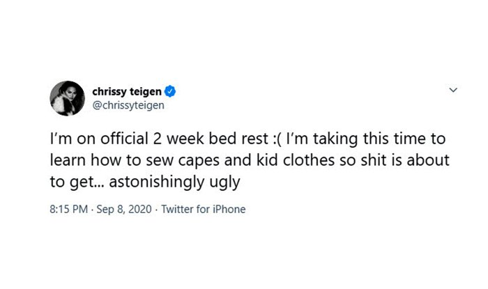 Pregnant Chrissy Teigen 2-Week Bed Rest Ahead 3rd Child Birth