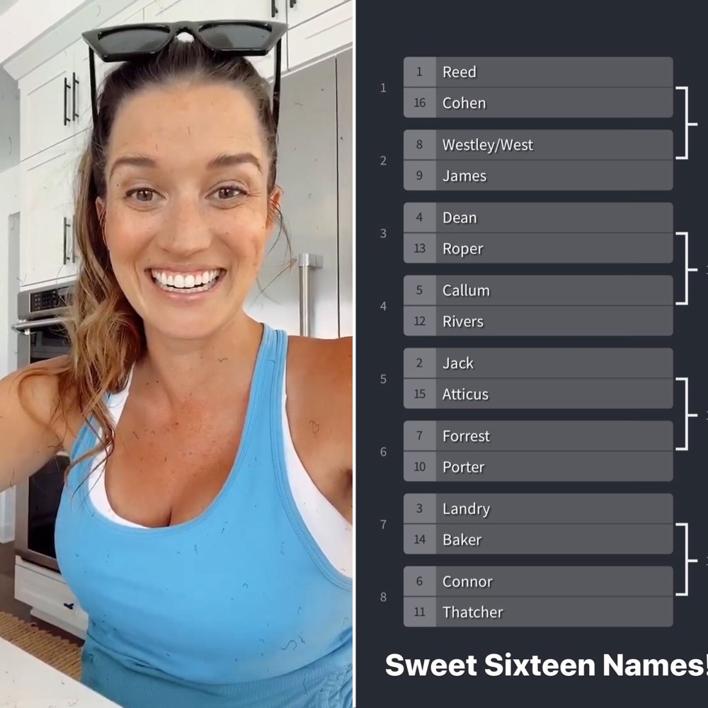 Pregnant Jade Roper Makes Baby Name Bracket