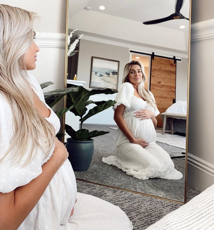 Pregnant Lindsay Arnold Obsessed With Her Rapidly Growing Bump