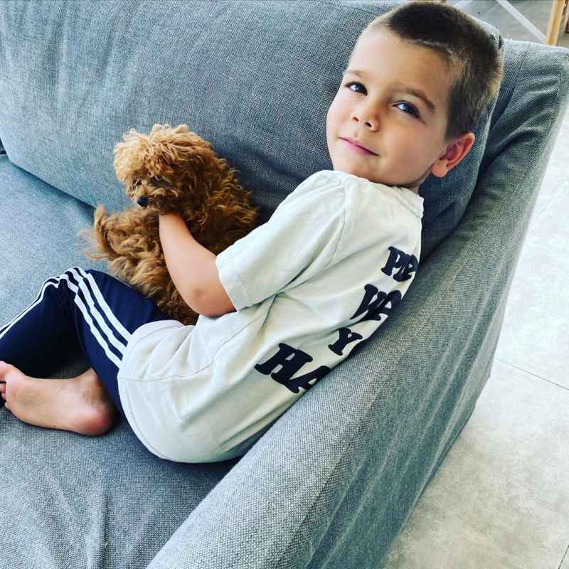 Reign Disick with dog