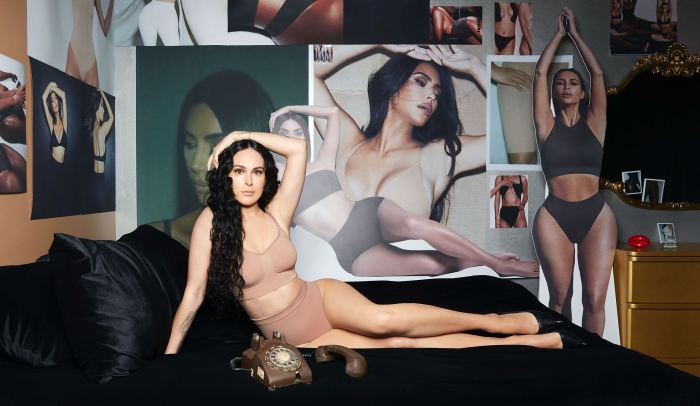 Rumer Willis Channels Kim Kardashian in the New Skims Campaign: Pics