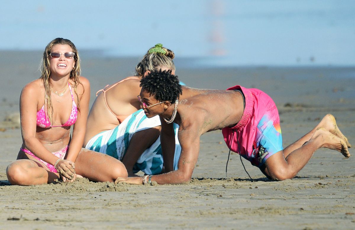 Sofia Richie, Jaden Smith Enjoy Sunny Beach Day Together