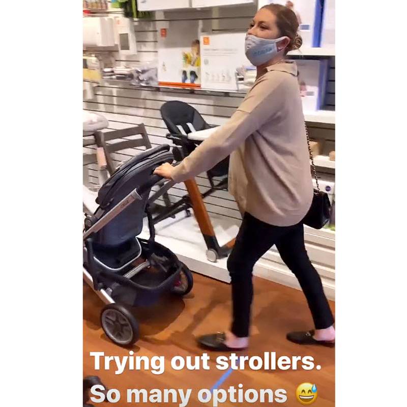 Stroller Shopping Pregnant Stassi Schroeder Baby Bump Album Baby Buys