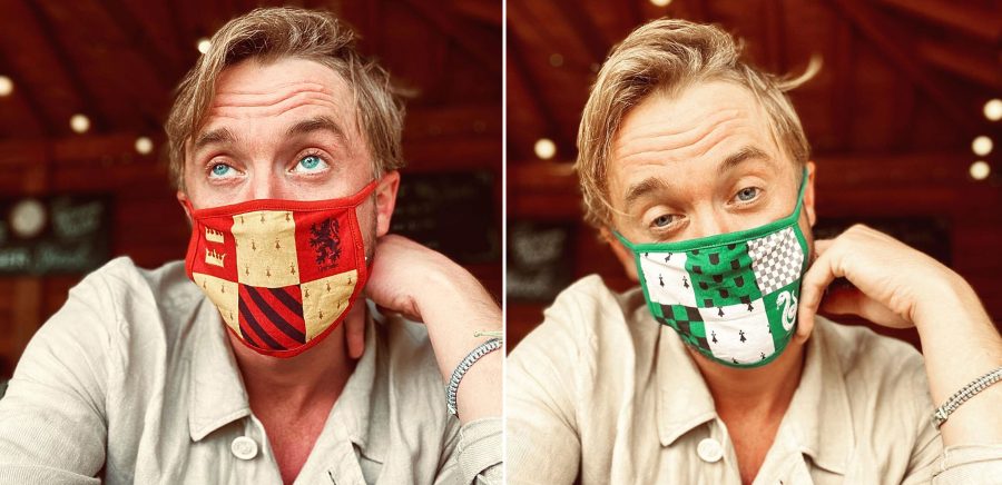 Tom Felton Stars Wearing Masks Amid Coronavirus