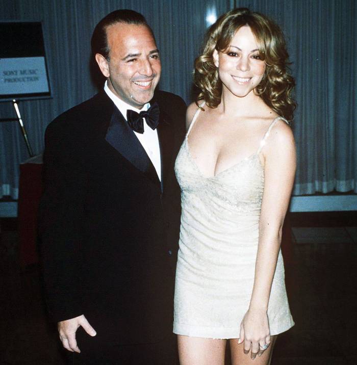 Tommy Mottola and Mariah Carey in 1997