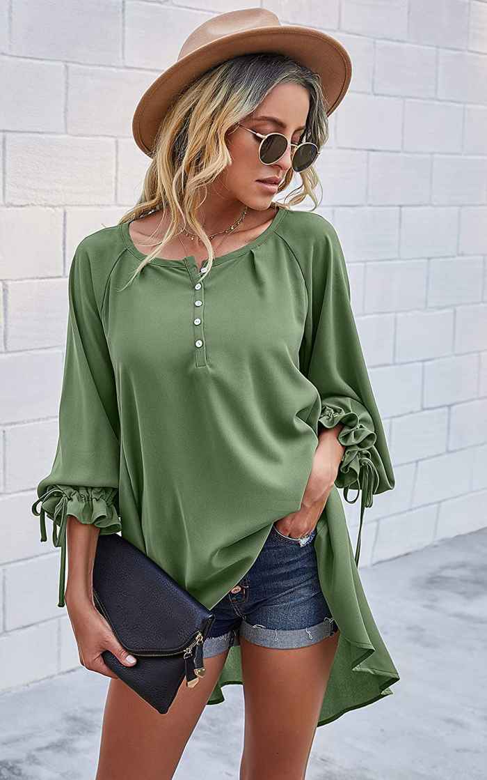 Angashion Chiffon Top Might Have the Coolest Accent Sleeves Ever
