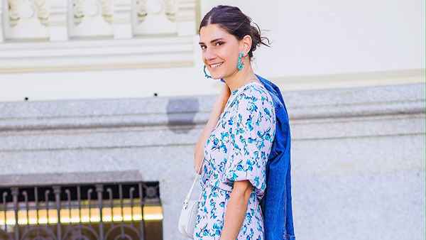 The Drop Women's Floral Print Crossover Jumpsuit by @balamoda