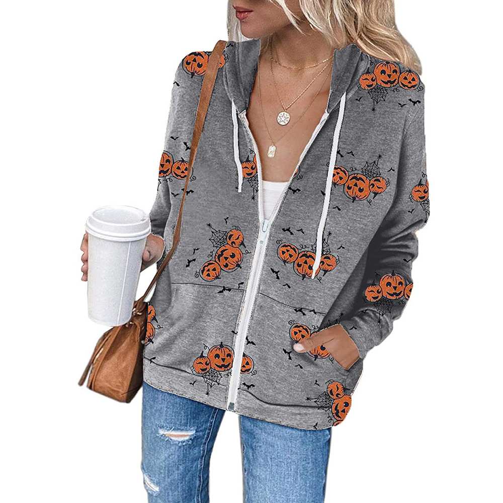 Dokotoo Full Zip-Up Hooded Sweatshirt