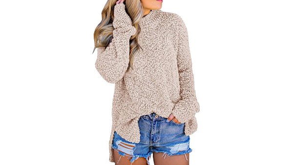 Imily Bela Fuzzy Knitted Sherpa Sweater
