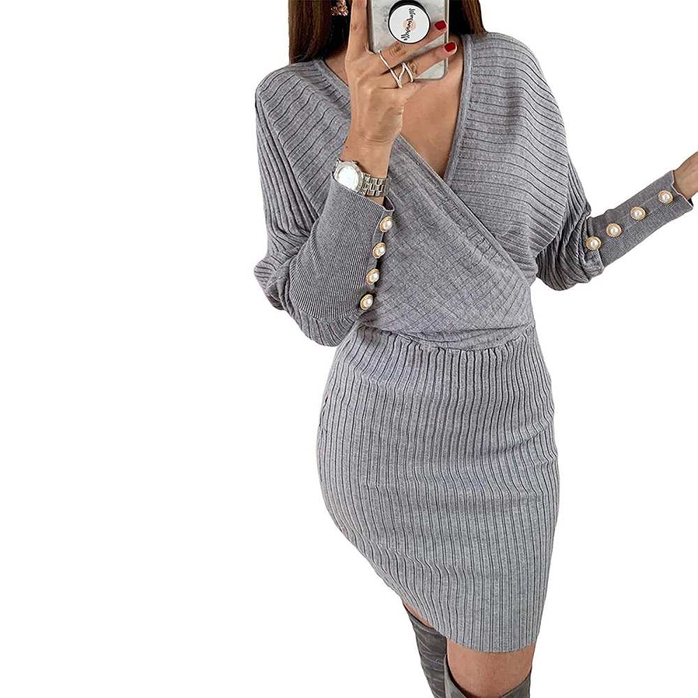 KIRUNDO 2020 Batwing Sweater Dress