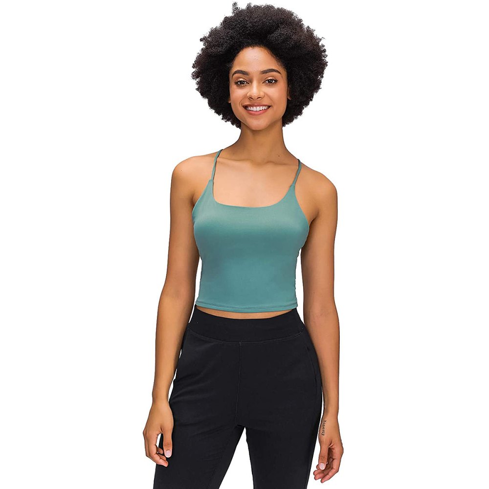 Lavento Longline Cami Crop Yoga Tank Top